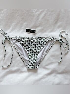 Milly Cabana Fiji  bikini bottoms large women's swimsuit bathing suit white
